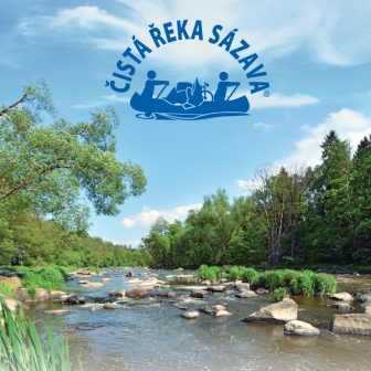 Plakát na akci Čistá řeka Sázava